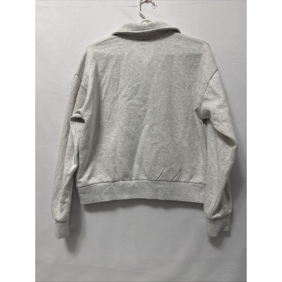 Universal Thread Women’s Cotton Collared Sweatshirt NWT Size M Gray - Picture 3 of 9